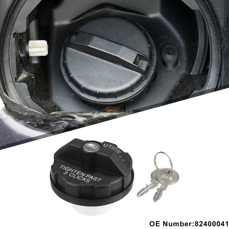 Jeep Wrangler YJ Fuel Tank Filler Cap w/ Keys (1991-1995)