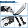 Honda CBR600RR (2003-2016) Silver Black Adjustable Brake Clutch Levers
