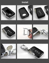 Lexus IS ES GS MX Car Leather FOB Key Cover Remote Case W/Keychain Fit