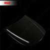 Vinyl Wrapping 26x30cm Black Mini Car Hood Metal Display Model