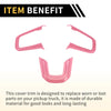 Jeep Wrangler JL JLU 2018-2024 - Pink Steering Wheel Cover Trims