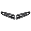 Jaguar XKR XK8 ABS Plastic Front Bonnet Vents Gloss Black (2002-2009)