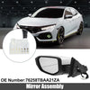 Honda Civic 5 Pin Left Side Exterior Door Mirror Assembly (2016-2020)