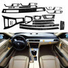 Wrap Trim /1 Set/ Car Interior Decal Stickers Gloss Black
