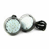 Car 12V Clear LED Round Smoke Turn Signal Indicator Blinker Light