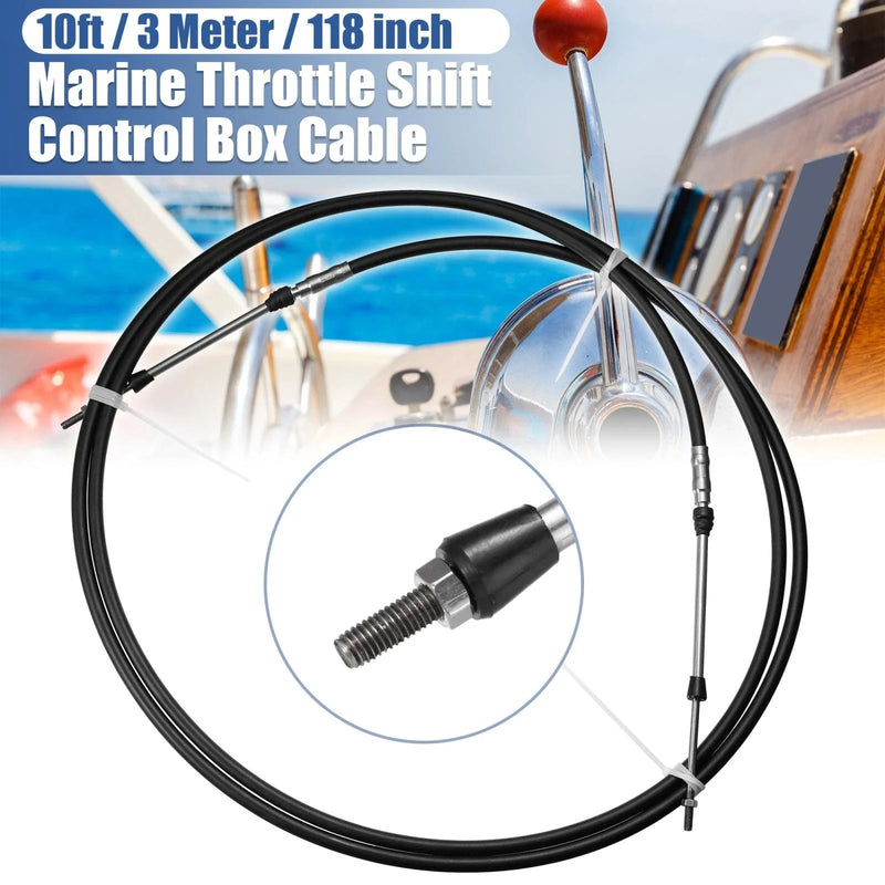Yamaha Black Remote Control Box Cable 1pcs 10ft 118Inch