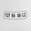 Yamaha YZF R6 White Front Fender Mudguard (2008-2012)