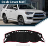 Toyota 86 2012 Sun Protector Pad Black Red Dashboard Cover Mat