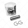 Honda CT90 47mm Piston Kit with Rings & Clips (1966-1979)