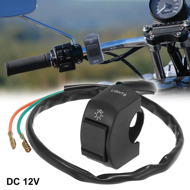 Motorcycle Handlebar Switch / 7/8" / Headlight Toggle