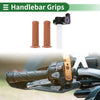 Make Model 7/8 22mm Motorcycle Hand Grips Cover Rubber Orange