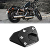 Honda Kickstand Extension Enlarger Pad Side Stand Black