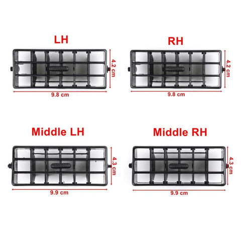 Air Condition Grille Vent Set4 Fits Nissan Navara D21 Pickup Truck 1986-97 D10