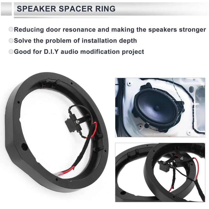 Honda  - 2 x Set 6.5" Tweeter Speaker Spacer Adaptor