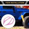 Jeep Wrangler JL JLU Gladiator JT Fender Side Air Outlet Vent Covers (2018-2023)