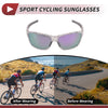 Set Motorcycle Riding Goggles Purple Lens White Colorful Frame PC UV400
