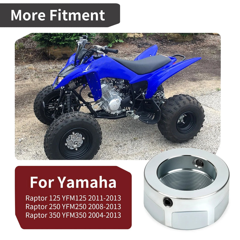 Yamaha Raptor 125 250 350 Rear Axle Lock Nut (2008–2023)