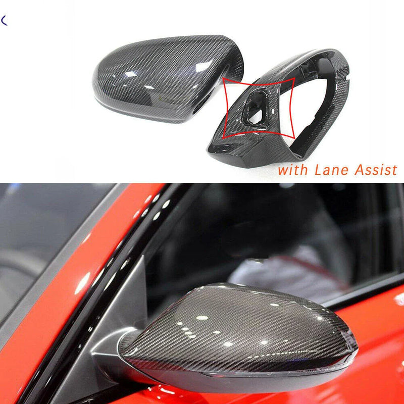 A6 C7 S6 RS6 Carbon Fiber Mirror Housing Covers (2012-2018)