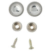 2 x Ceiling Car Roof Buckle Gray Push Pins