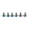 Bike Motorcycle 6 x M5x15mm Titanium Bolts Truss Torx Screws