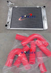 Honda V65 Magna VF1100C Aluminum Radiator + Blue Hose (1983-1986)