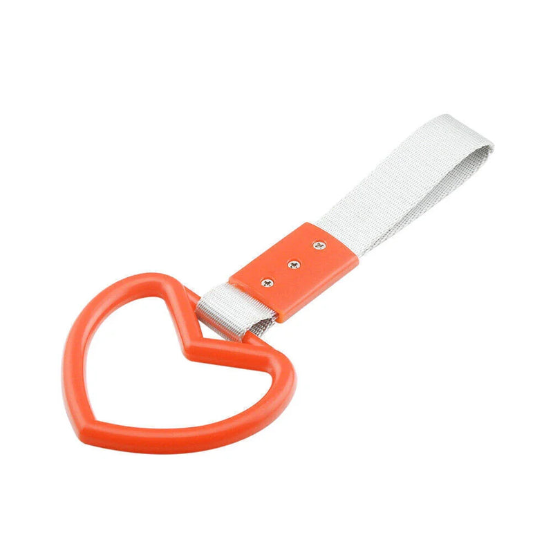Train Bus - Orange JDM Tsurikawa Heart Ring Handle Strap