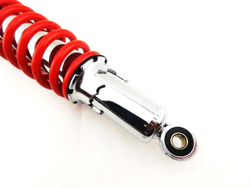 Honda MT250 Elsinore 365mm JBS Red/Chrome Shock Absorbers (1973-1976)