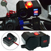 Motorcycle Socket / Waterproof Dual USB / Charging Socket with Voltmeter