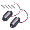 Car Boat Trailer Waterproof 6 LED License Plate Lights
