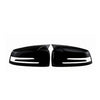 Mercedes Benz W204 W176 W212 CLA250 C63 2 x Black Wing Mirror Cover Caps