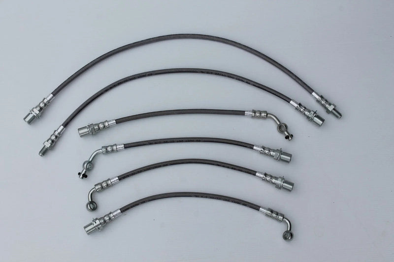 Toyota Land Cruiser 80 Series Braided Brake Hose Set (6) (1990-1992)