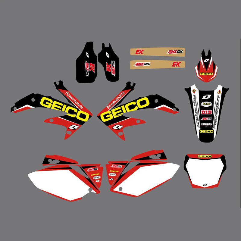 Honda CRF 450R Graphics Decals Stickers Kit (2005-2006)