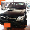 Toyota Hilux MK6 Vigo Pickup Chrome LED Projector Headlights (05-11)