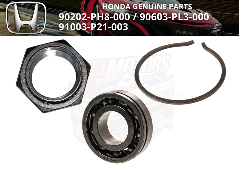 Honda Civic Integra Counter Shaft Nut Bearing Washer Set (EG EK DC DB)