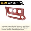 Jeep Wrangler JK JKU (2011-2017) Red AC Switch Button Control Cover Trim