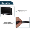 Ford Fiesta MK7 (2008-2017) 5 Door Hatchback Black Window Deflectors 1 Set