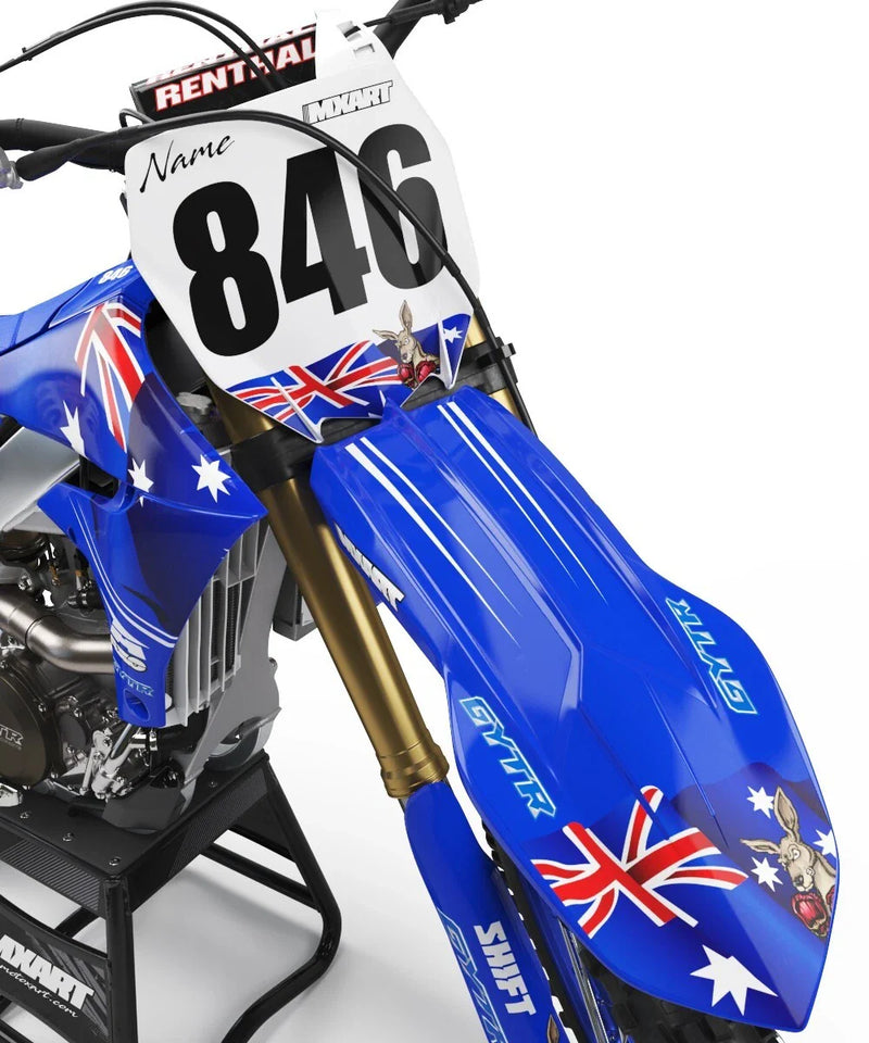 Yamaha YZ 250 Aussie Style Decal Kit (2008-2010)