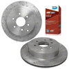 Pathfinder R51 Dimple Slotted Disc Rotors + Pads (2005 - 2013)