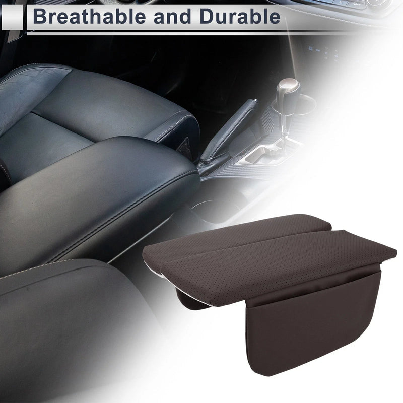 BMW X5 (2019-2024) Dark Brown Center Console Cover with Storage Bag