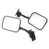Jeep Wrangler TJ & JK (1997-2017) Black Rectangular Rearview Mirrors