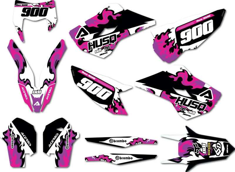 Husqvarna TE FE 250 Graphics Kit Decal Stickers (2016)