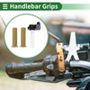 Motorcycle 7/8 22mm Motorcycle Hand Grips Cover End Grips Rubber Khaki