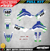 Kawasaki KLX 140 Custom Graphics Full Kit (2008-2019)