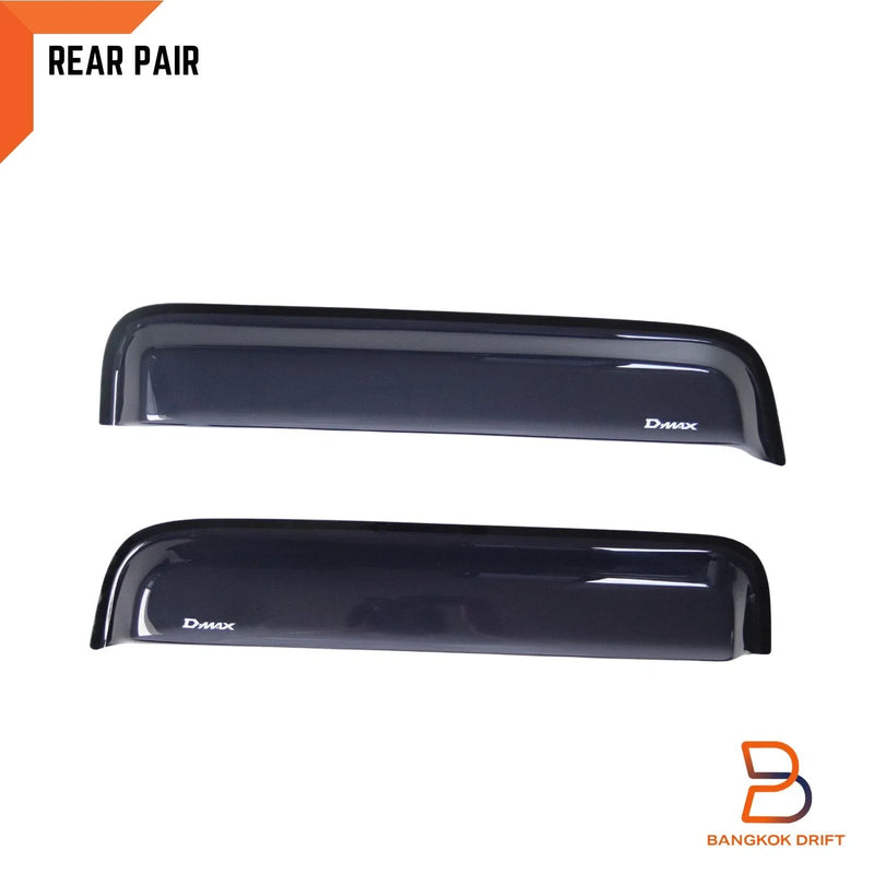 Holden Rodeo Isuzu D-Max Weather Shield Window Visor Rain Guard (03-11)