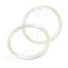 Headlight LED Bulbs 80mm 12V-24V Angel Eyes COB Halo Ring Light (No Year)