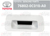 TOYOTA SEQUOIA HANDLE, BACK DOOR OUTSIDE (2008–2022)