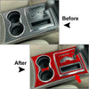 Chrysler 300, Dodge Charger Red Gear Shift Panel Cover Trim (2008-2010)