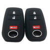 Toyota Tundra Tacoma Sequoia Prius Silicone Key Cover Case (2000-2023)
