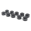 Harley 9mm Black CNC Inner Motor Bolt Topper Caps