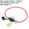 Car 4 x 12 Gauge Mini Blade Style Inline Fuse Holders with 20A Fuses